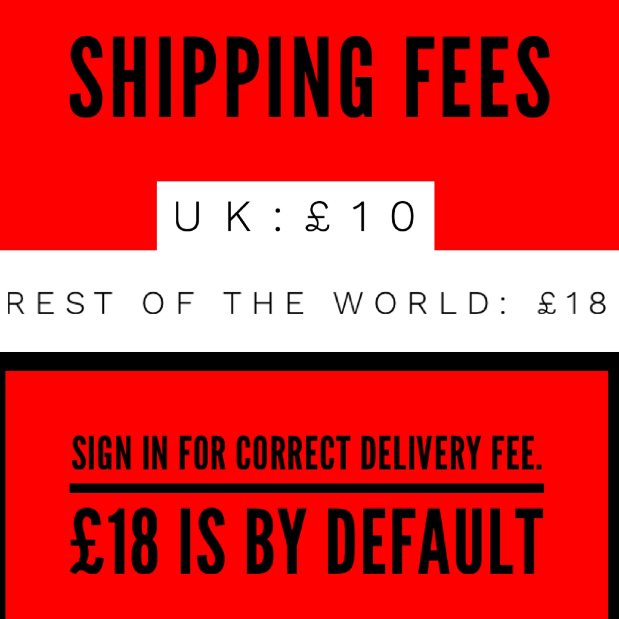 Shipping Fees